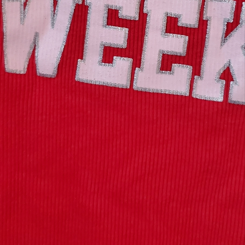 Ready for the weekend - Red‎ maroon tank tank, L, Womens - Picture 5 of 5